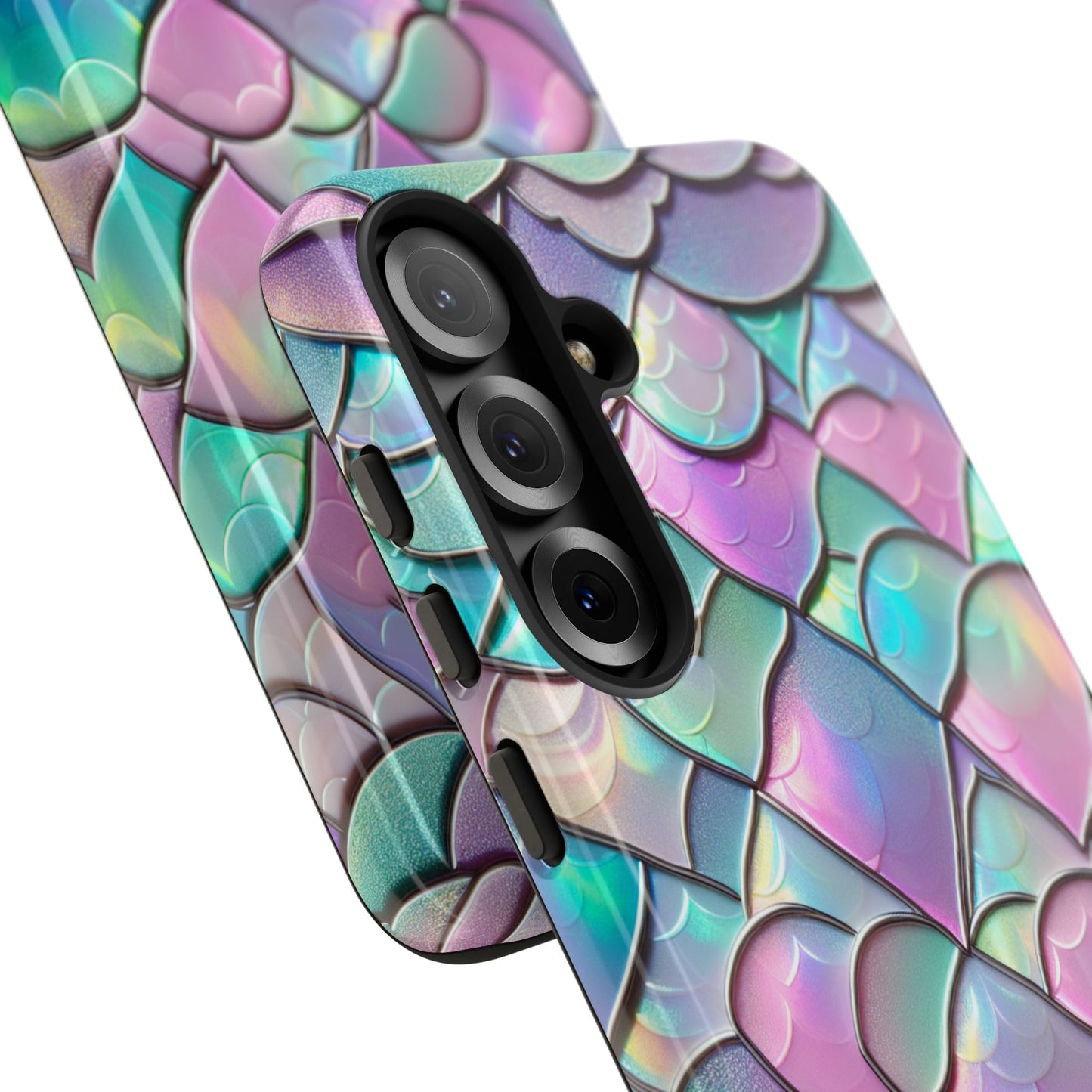 Holographic Mermaid Scales Phone Case