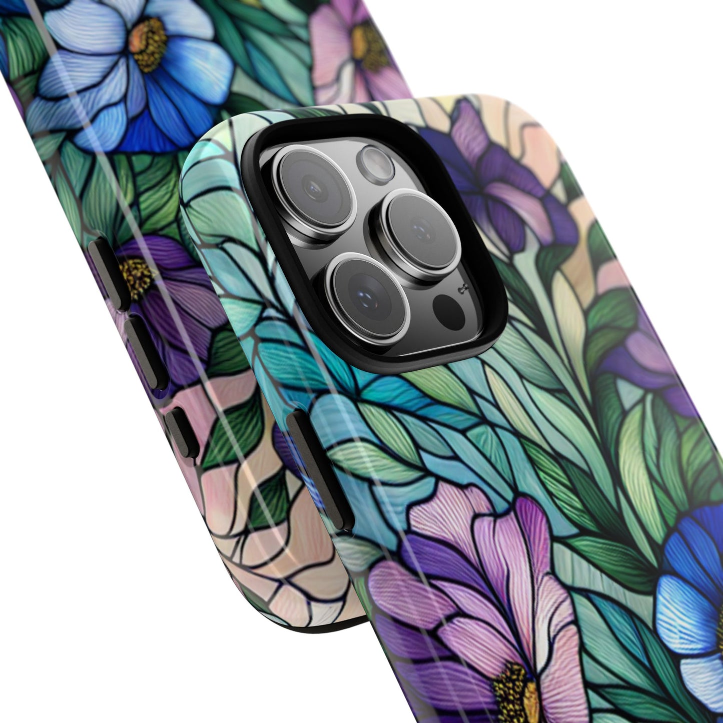 Floral Stained Glass Phone Case