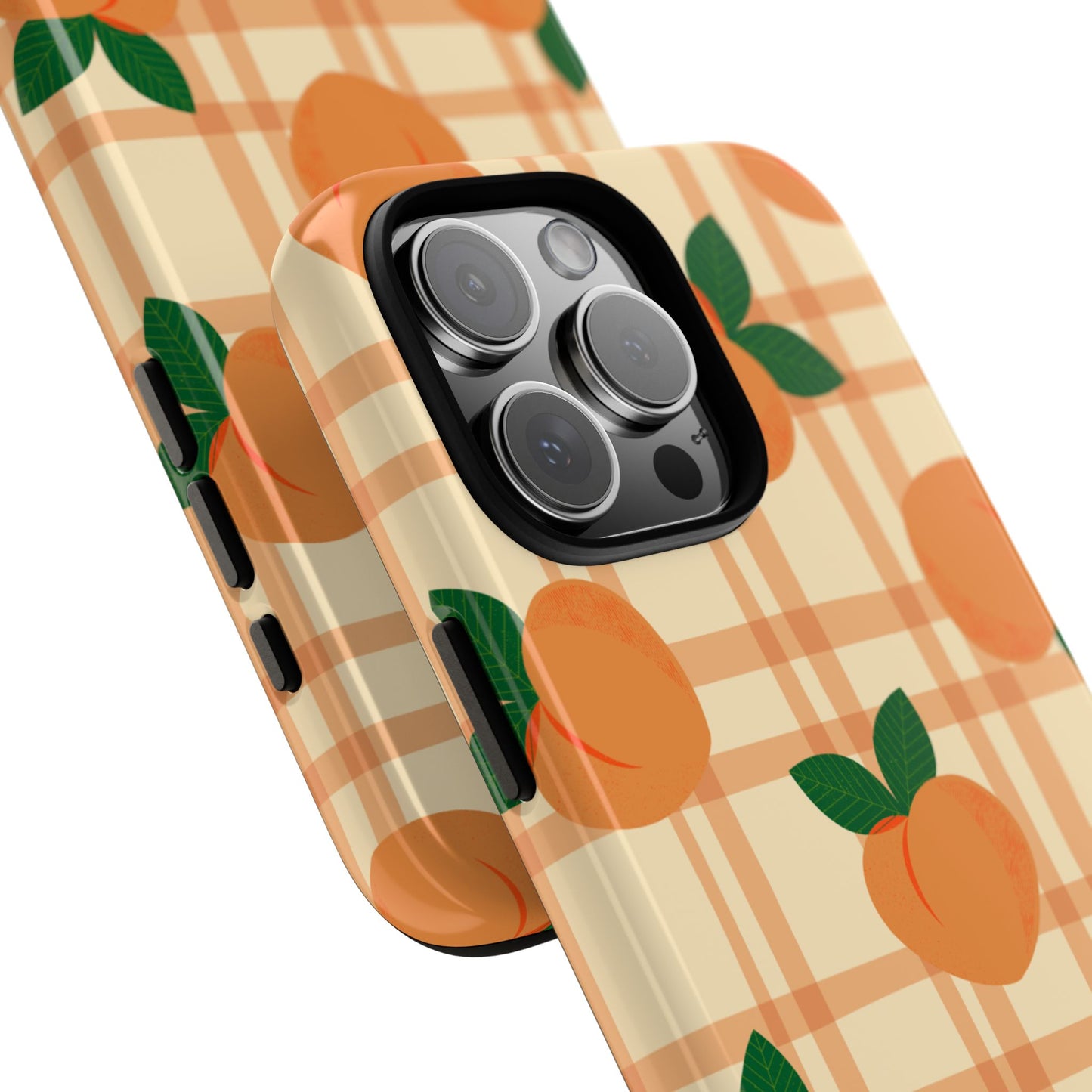 Plaided Peaches Phone Case