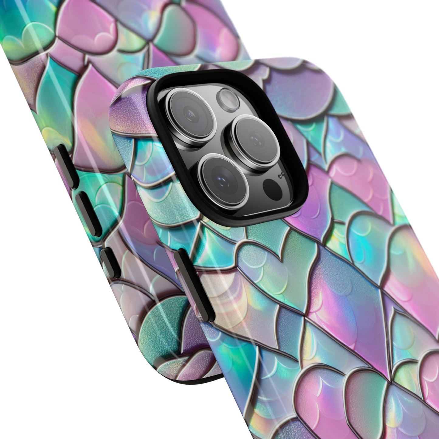 Holographic Mermaid Scales Phone Case