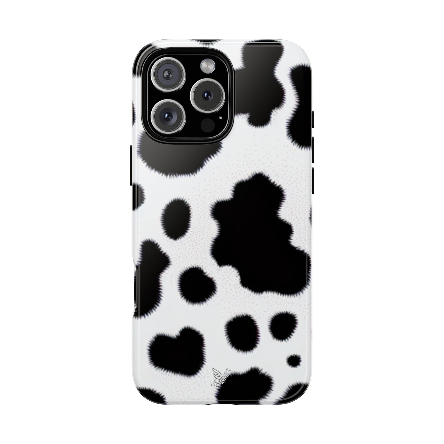 Fuzzy Cow Print Phone Case