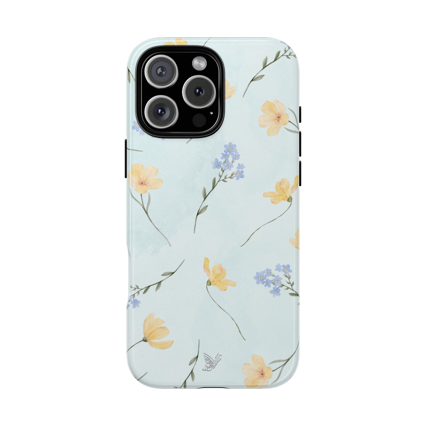 Blue Floral Phone Case