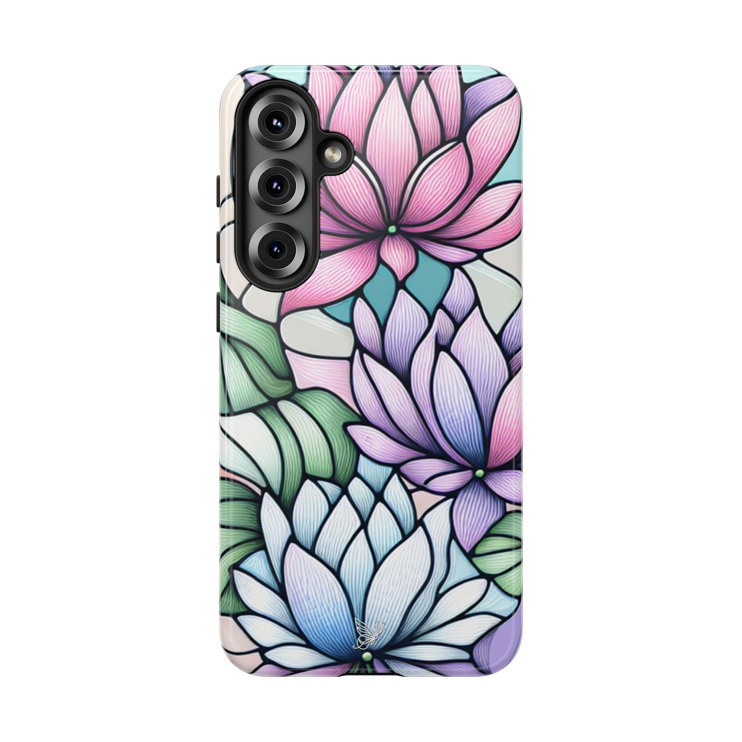 Lilies Stained Glass Phone Case