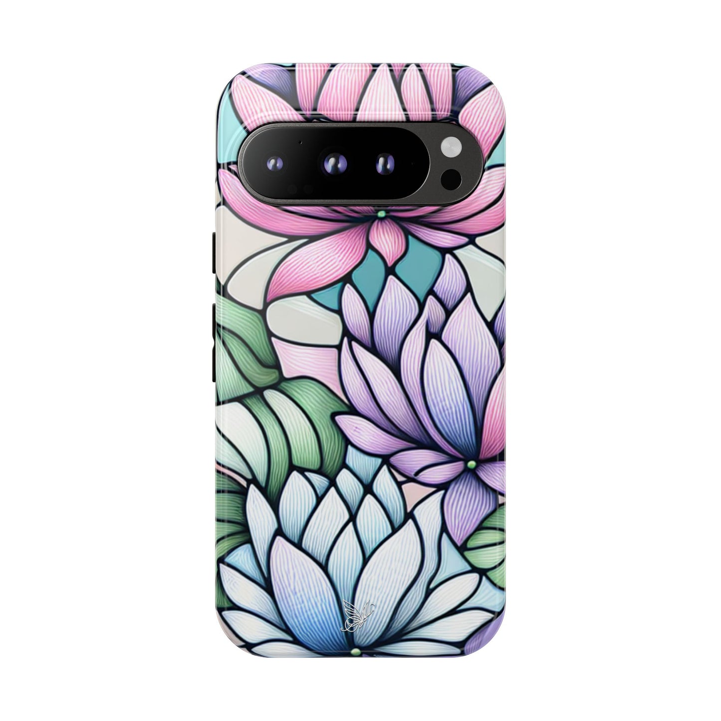 Lilies Stained Glass Phone Case
