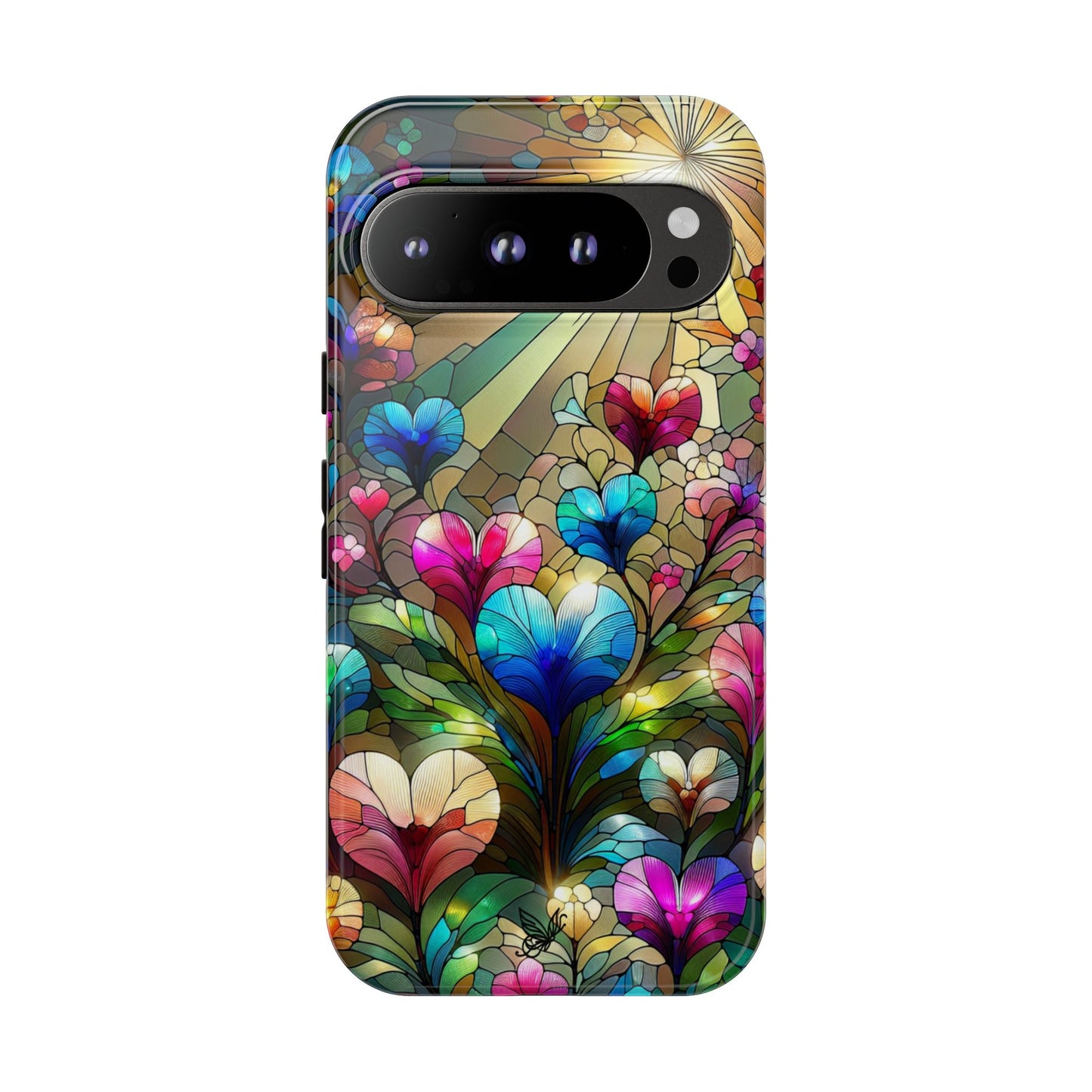 Heart Stained Glass Phone Case