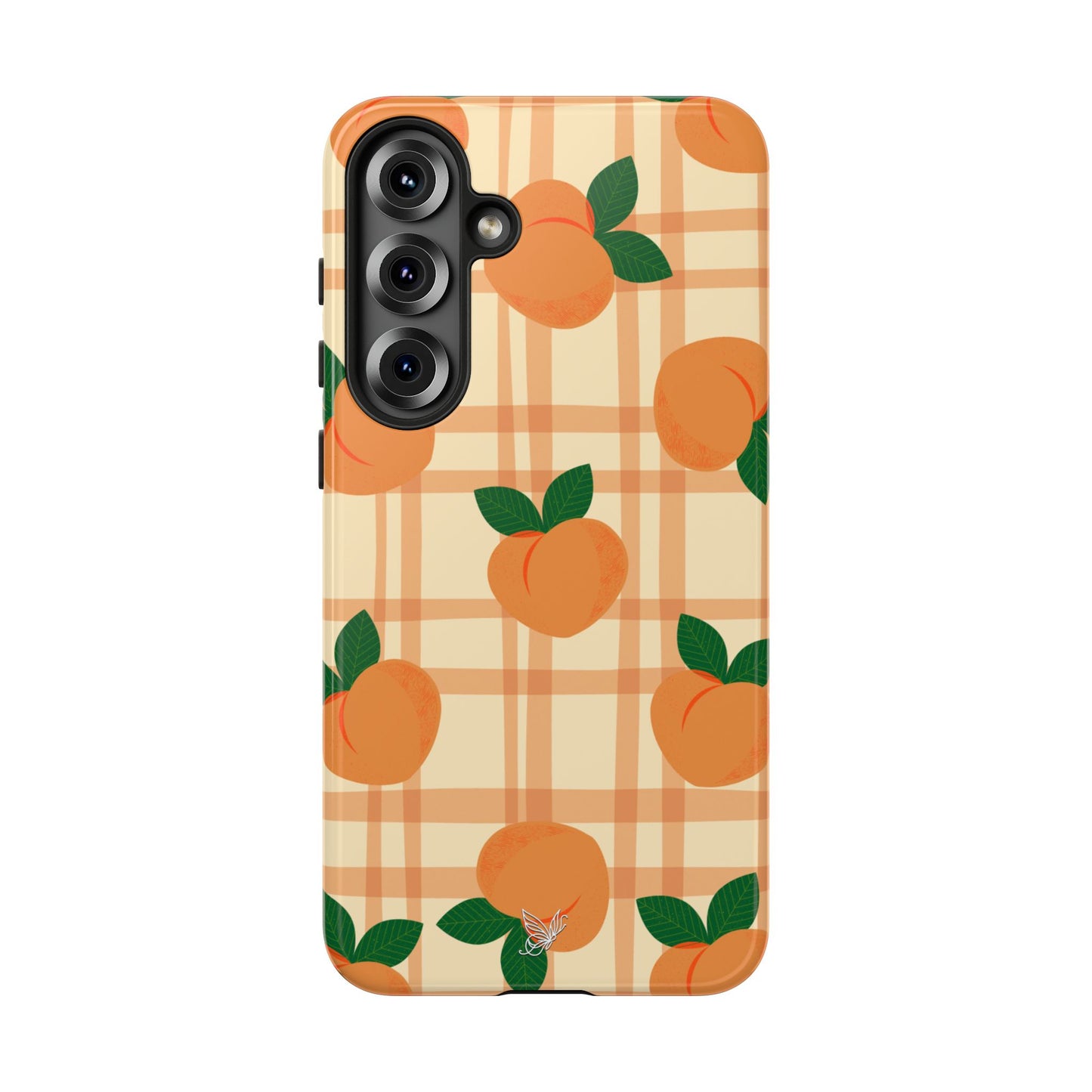 Plaided Peaches Phone Case
