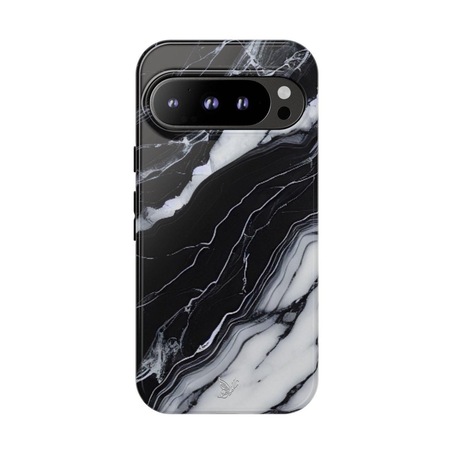 Black & White Marble Phone Case