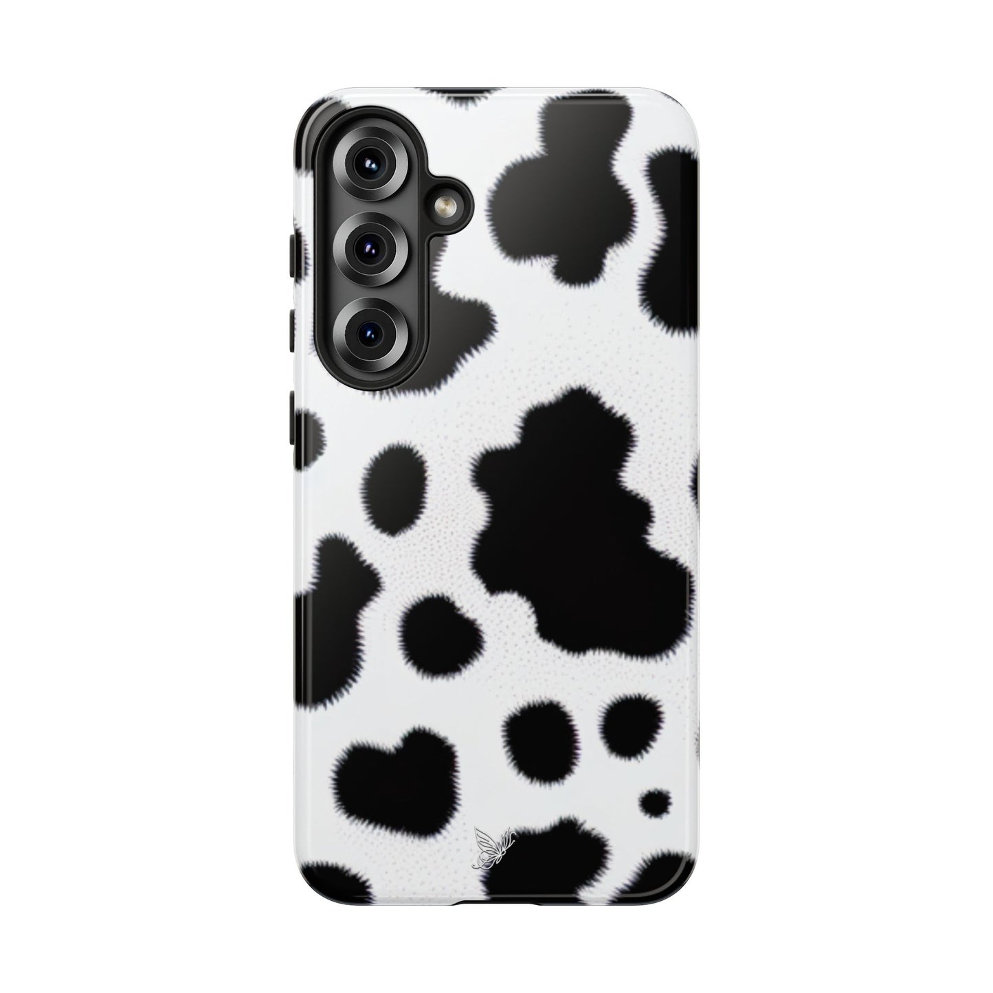 Fuzzy Cow Print Phone Case