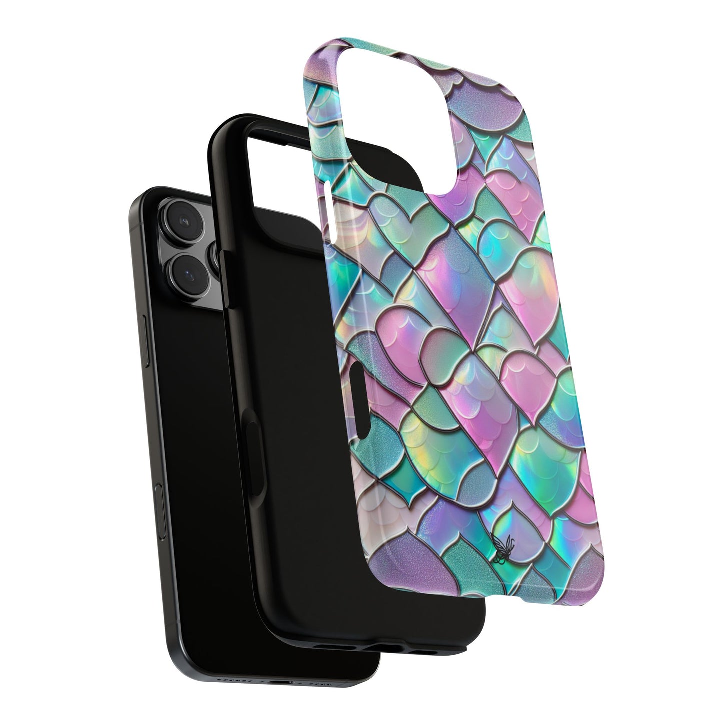 Holographic Mermaid Scales Phone Case