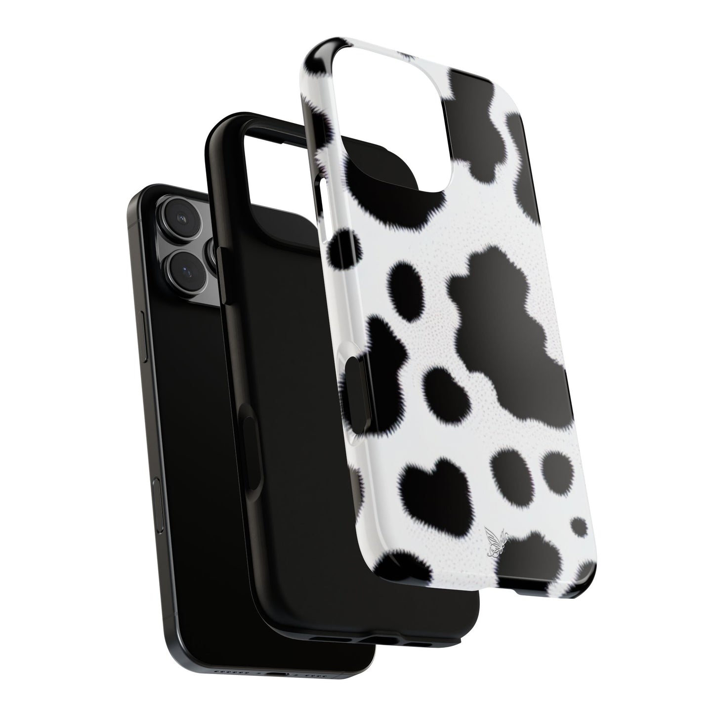 Fuzzy Cow Print Phone Case