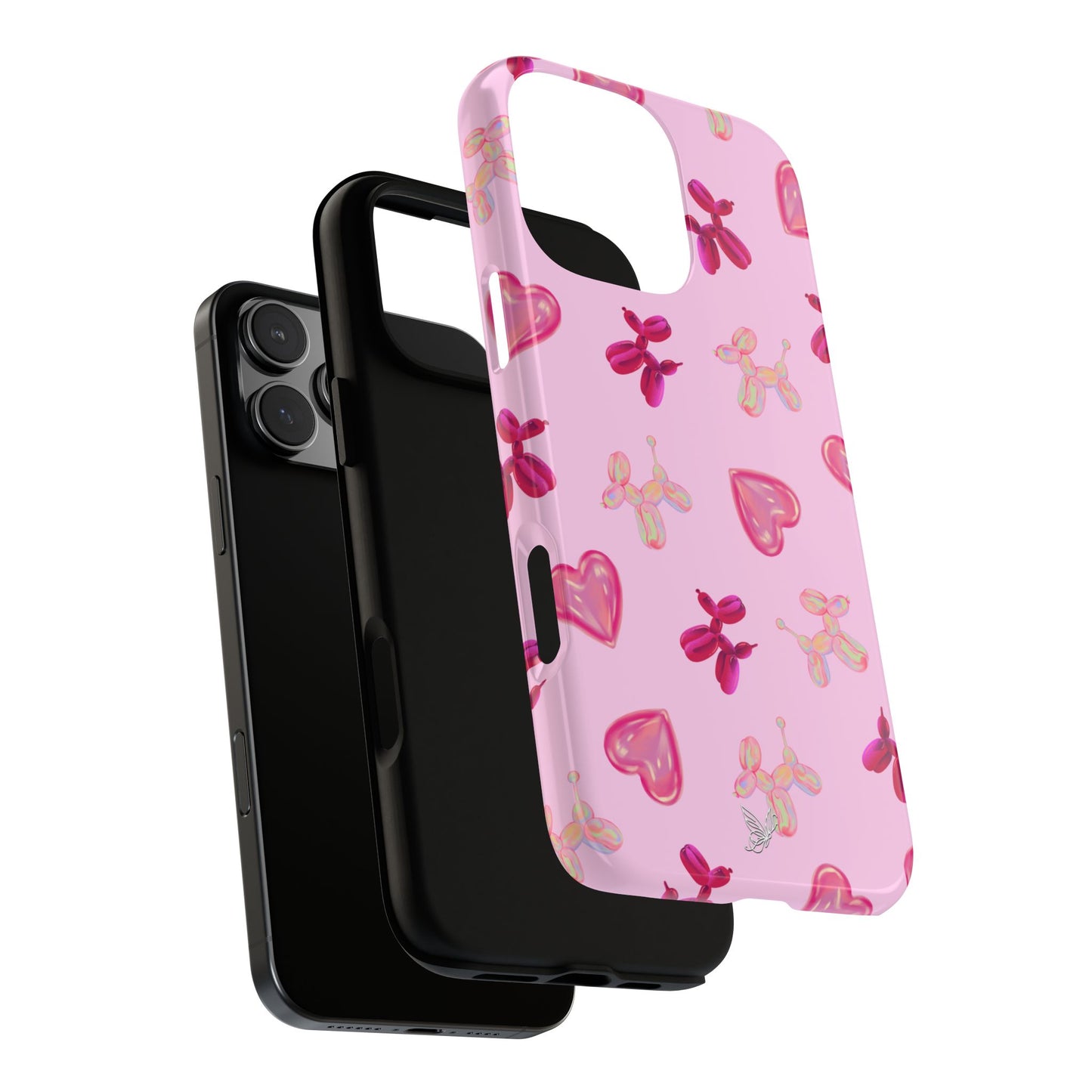 Balloon Dogs & Hearts Phone Case