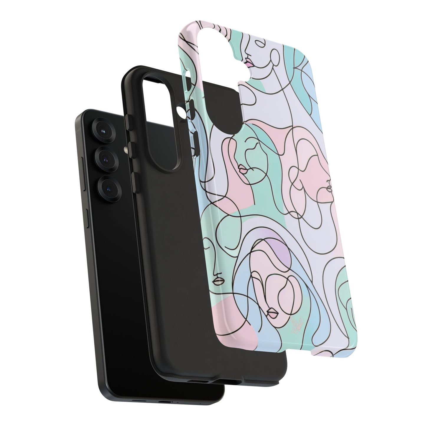 Minimal Women Faces Phone Case