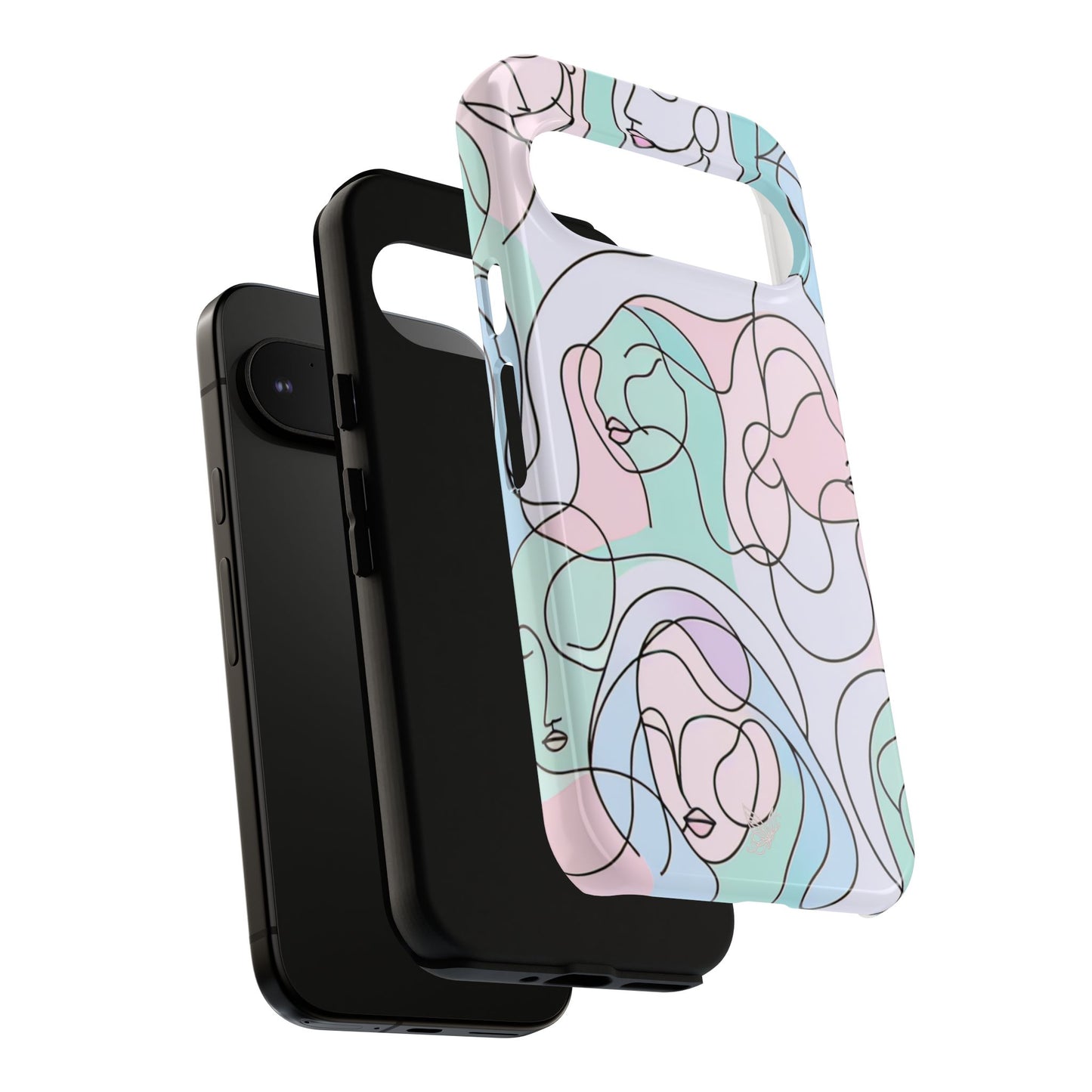 Minimal Women Faces Phone Case