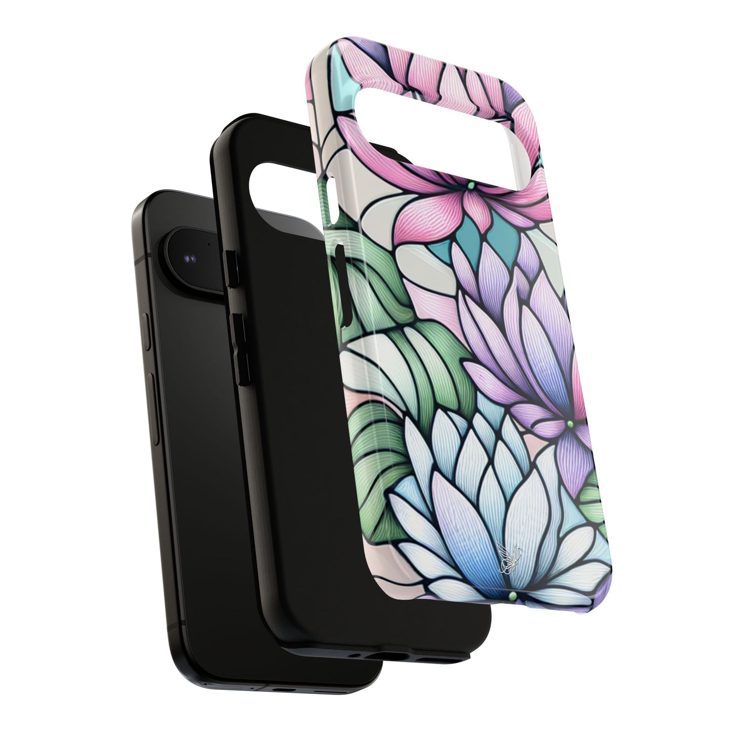 Lilies Stained Glass Phone Case