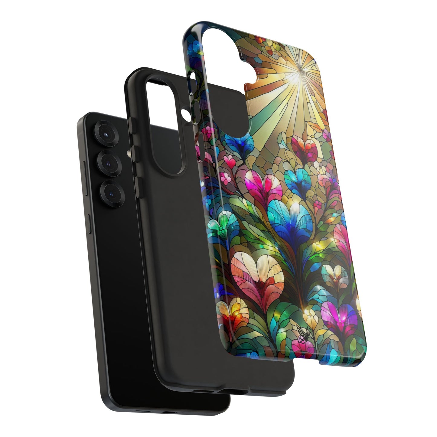 Heart Stained Glass Phone Case