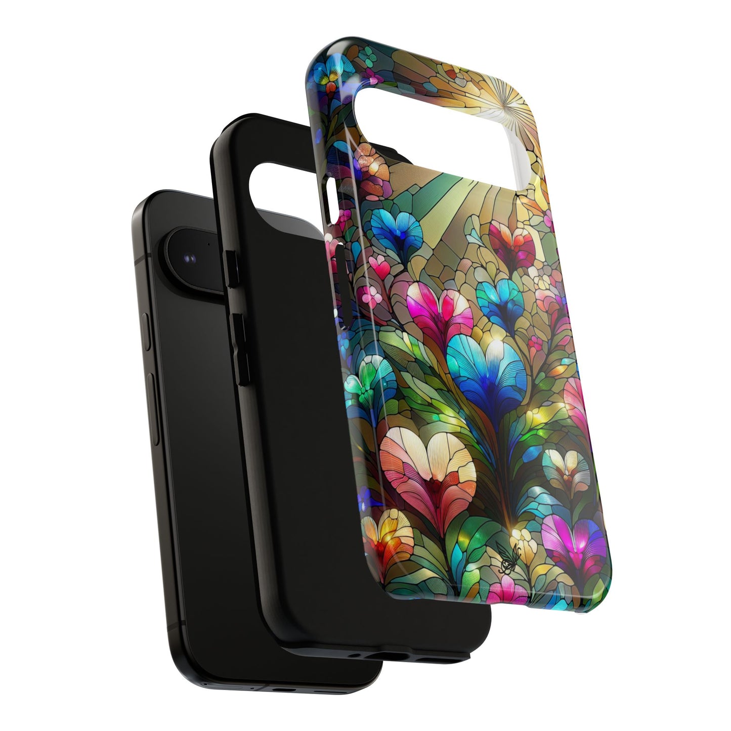 Heart Stained Glass Phone Case