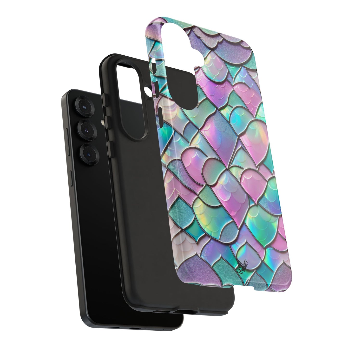 Holographic Mermaid Scales Phone Case