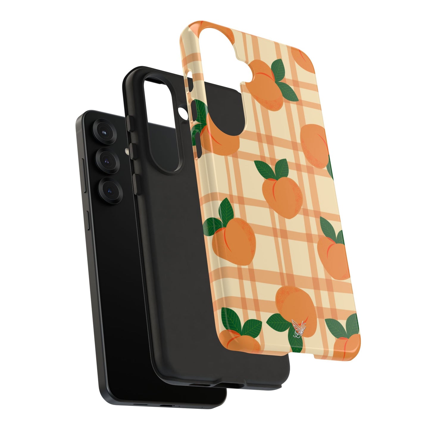 Plaided Peaches Phone Case