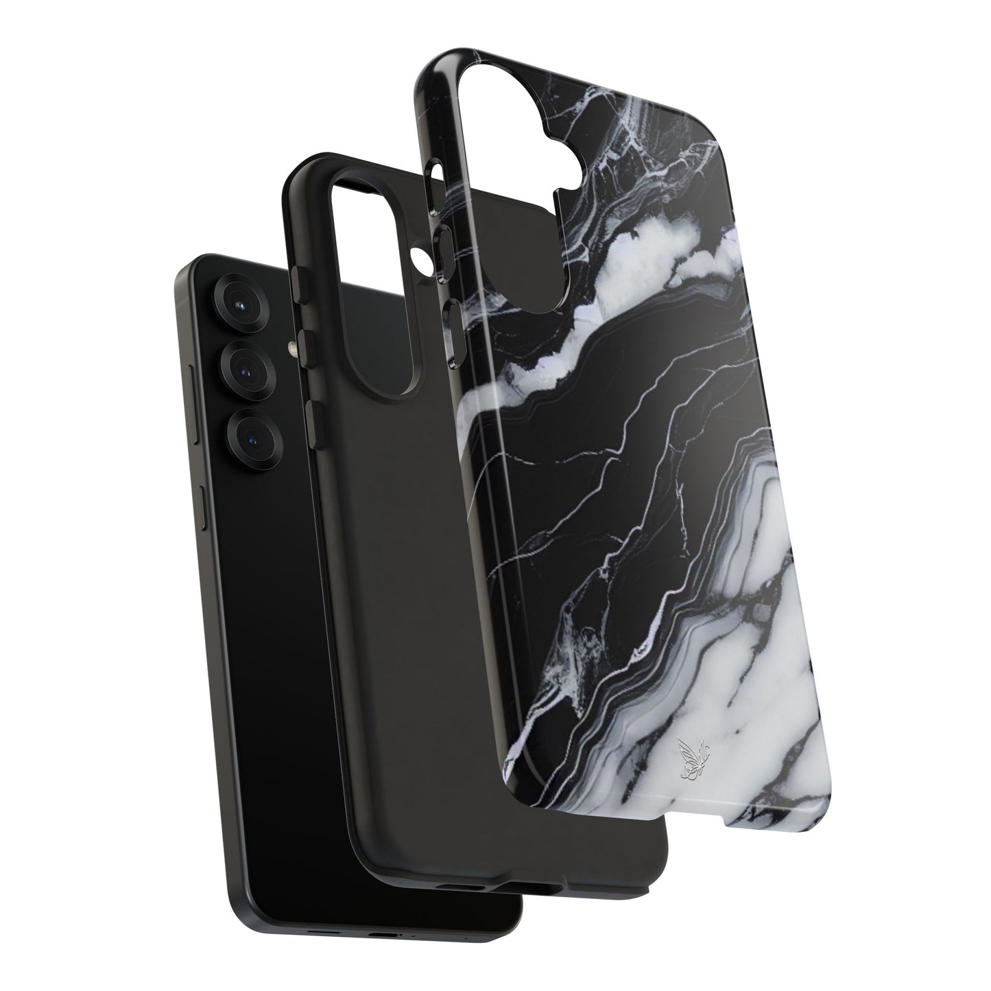 Black & White Marble Phone Case