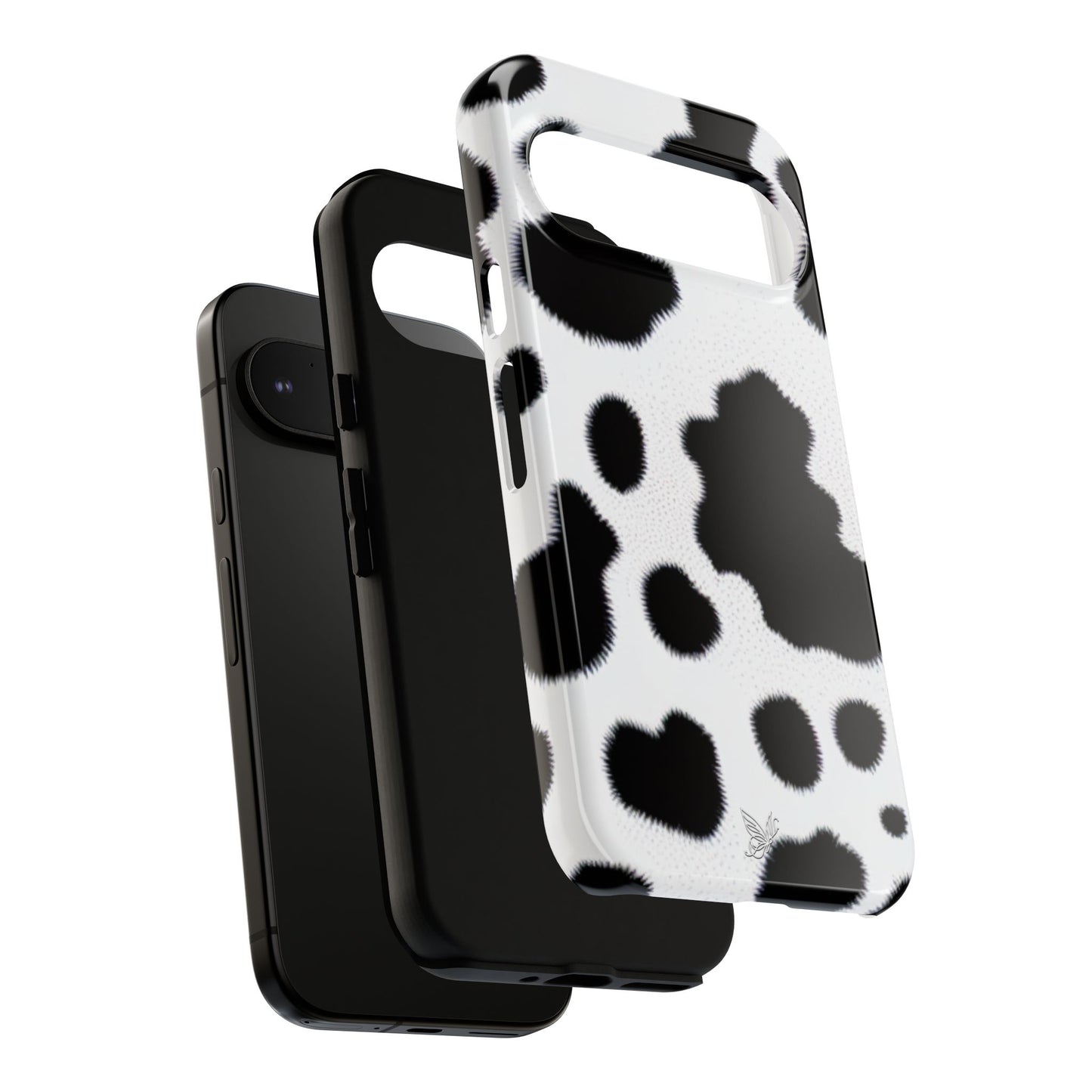 Fuzzy Cow Print Phone Case