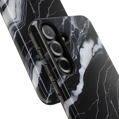 Black & White Marble Phone Case