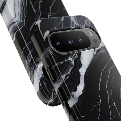 Black & White Marble Phone Case