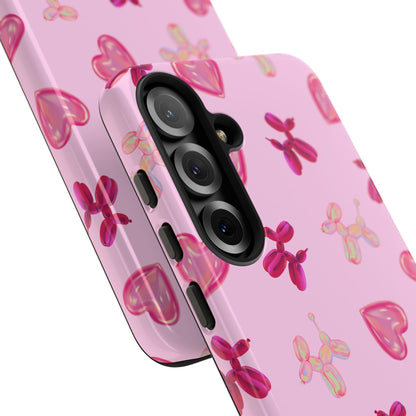 Balloon Dogs & Hearts Phone Case