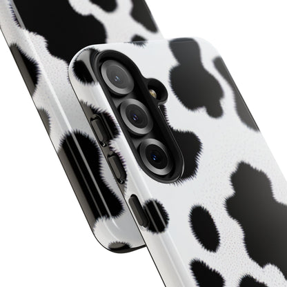 Fuzzy Cow Print Phone Case