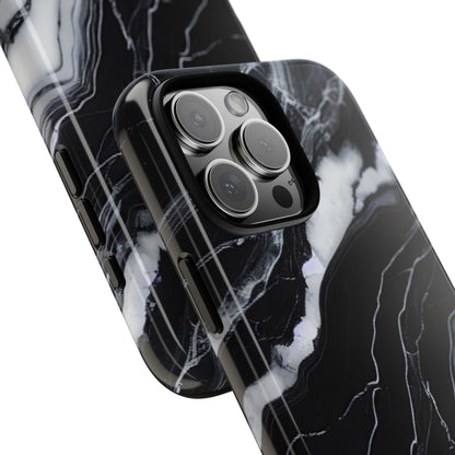 Black & White Marble Phone Case