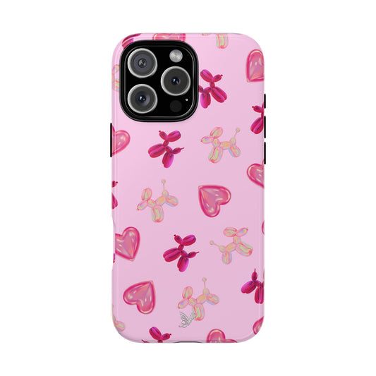 Balloon Dogs & Hearts Phone Case