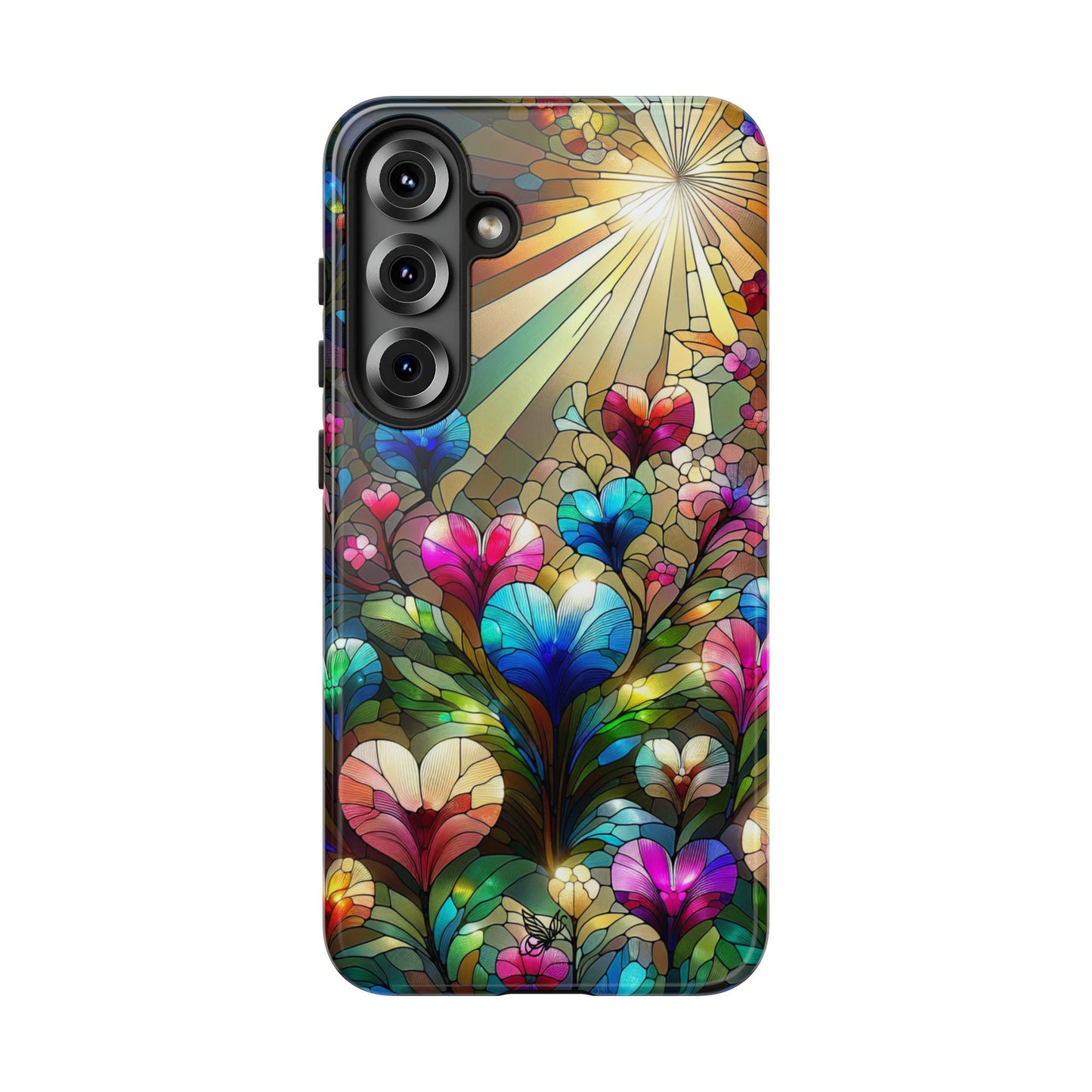 Heart Stained Glass Phone Case