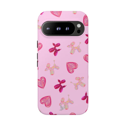 Balloon Dogs & Hearts Phone Case