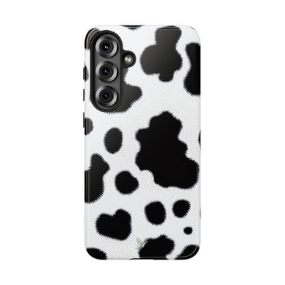 Fuzzy Cow Print Phone Case