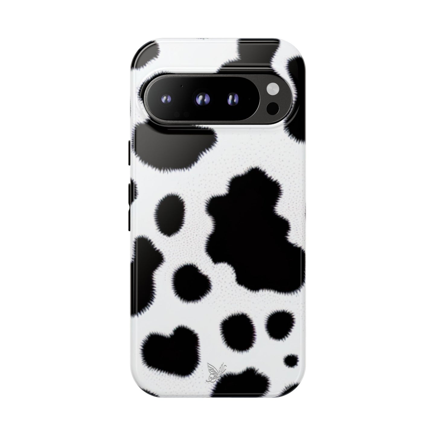Fuzzy Cow Print Phone Case