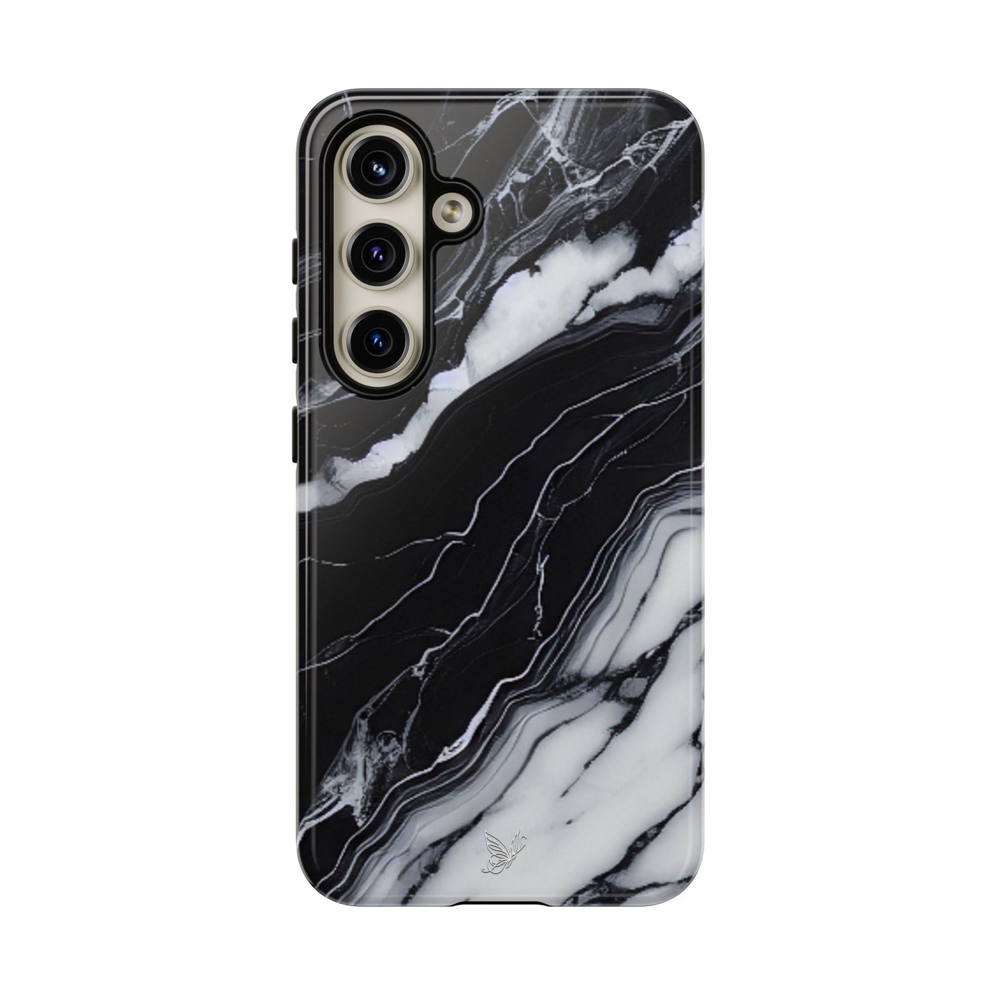 Black & White Marble Phone Case