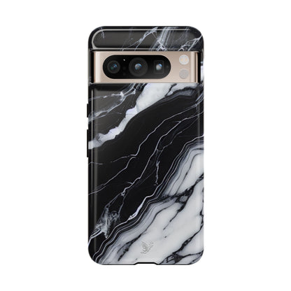 Black & White Marble Phone Case