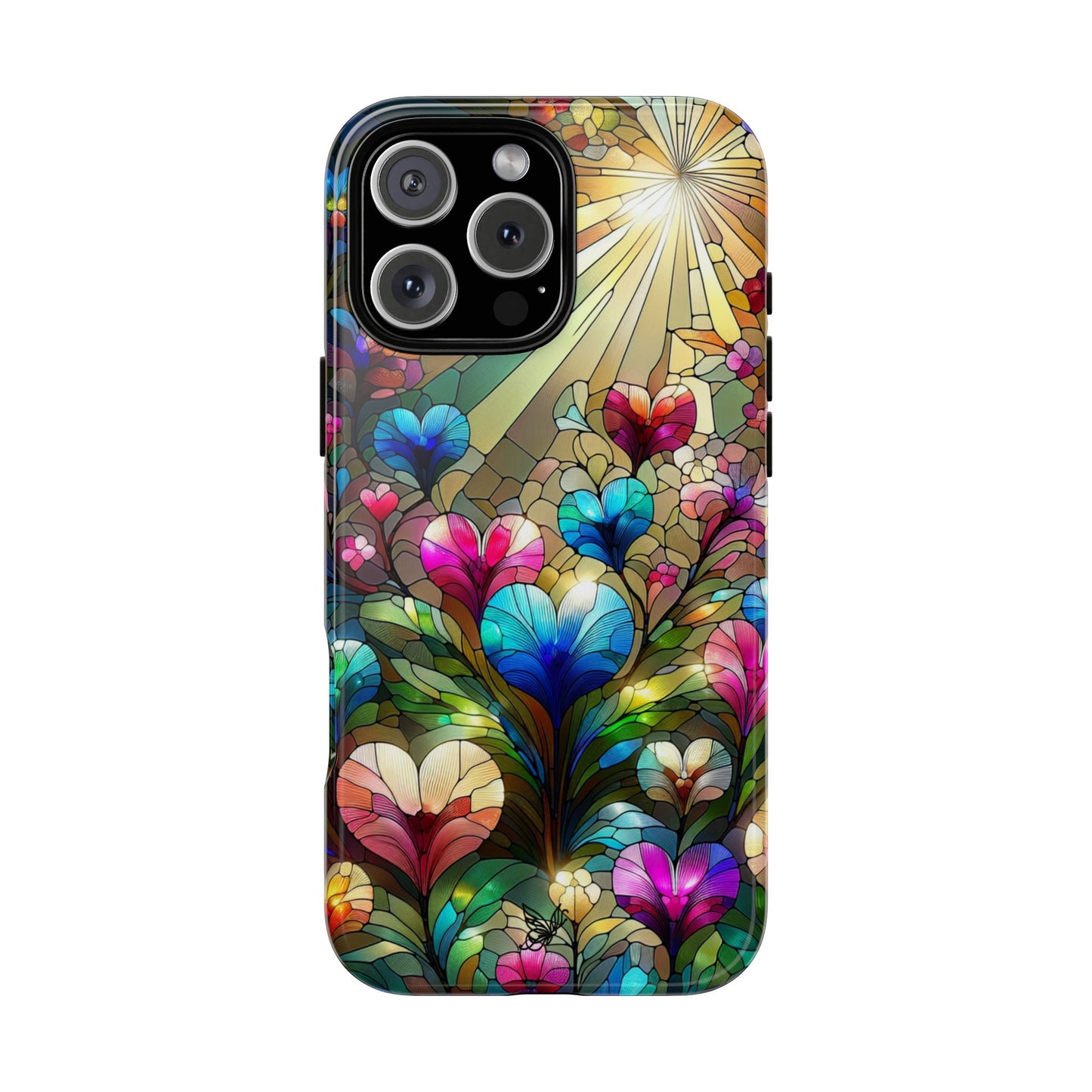 Heart Stained Glass Phone Case