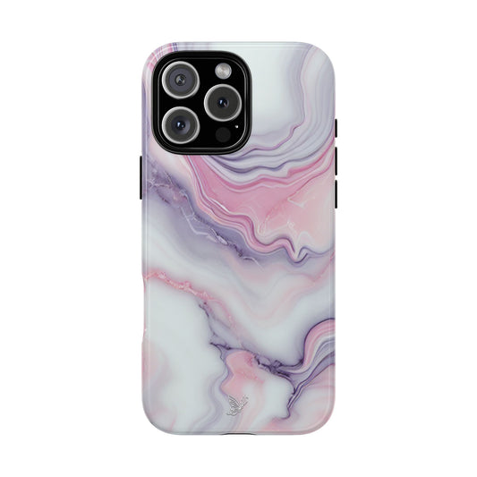 Lilac Marble Phone Case