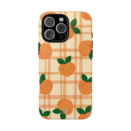 Plaided Peaches Phone Case