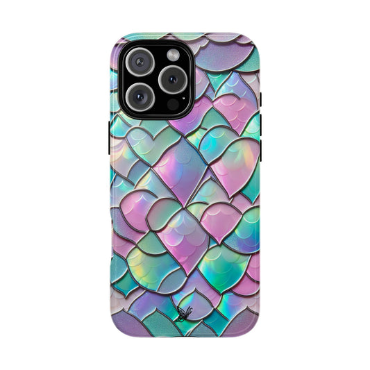 Holographic Mermaid Scales Phone Case