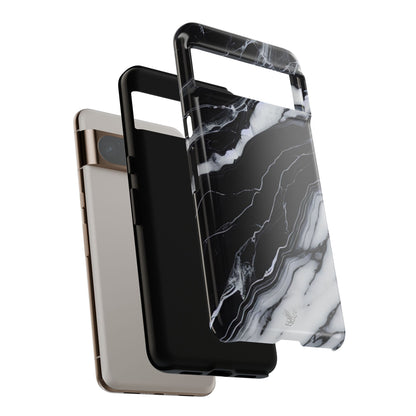 Black & White Marble Phone Case