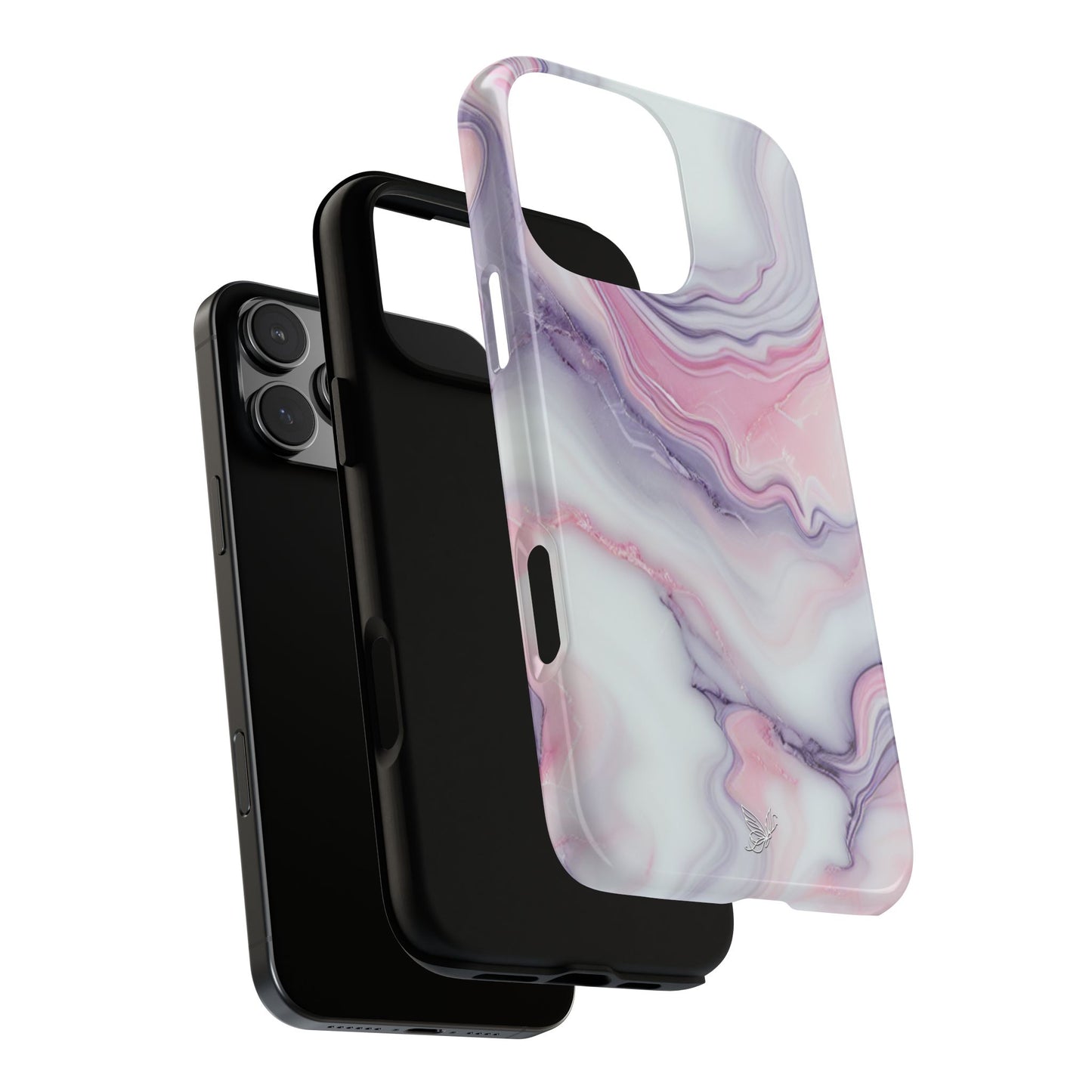Lilac Marble Phone Case