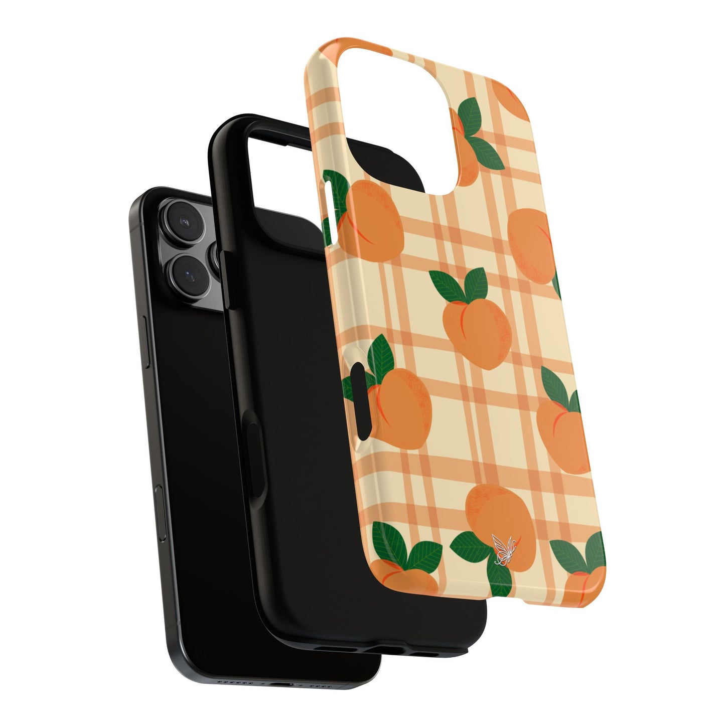 Plaided Peaches Phone Case