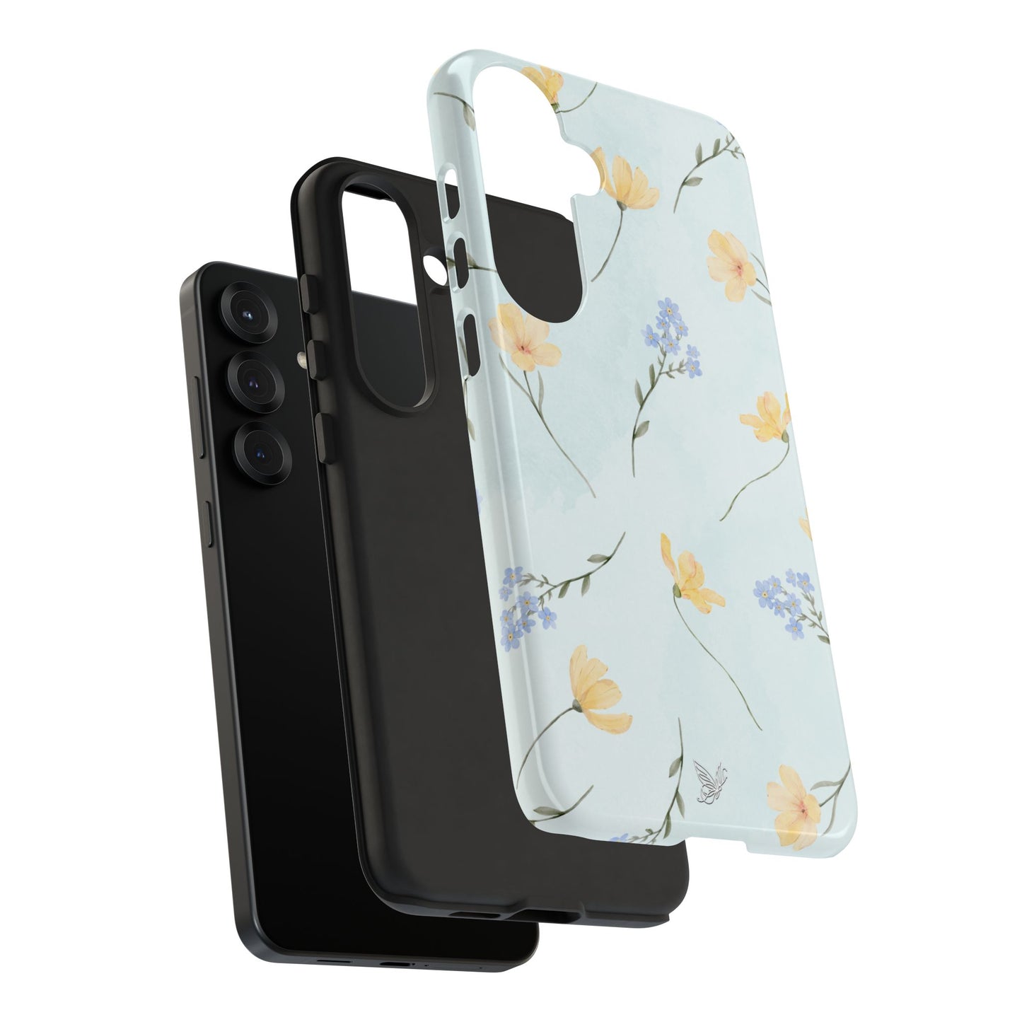Blue Floral Phone Case