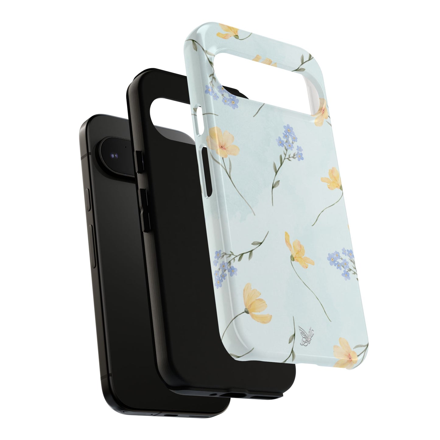 Blue Floral Phone Case