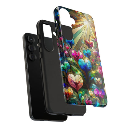 Heart Stained Glass Phone Case