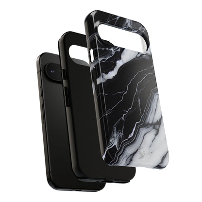 Black & White Marble Phone Case