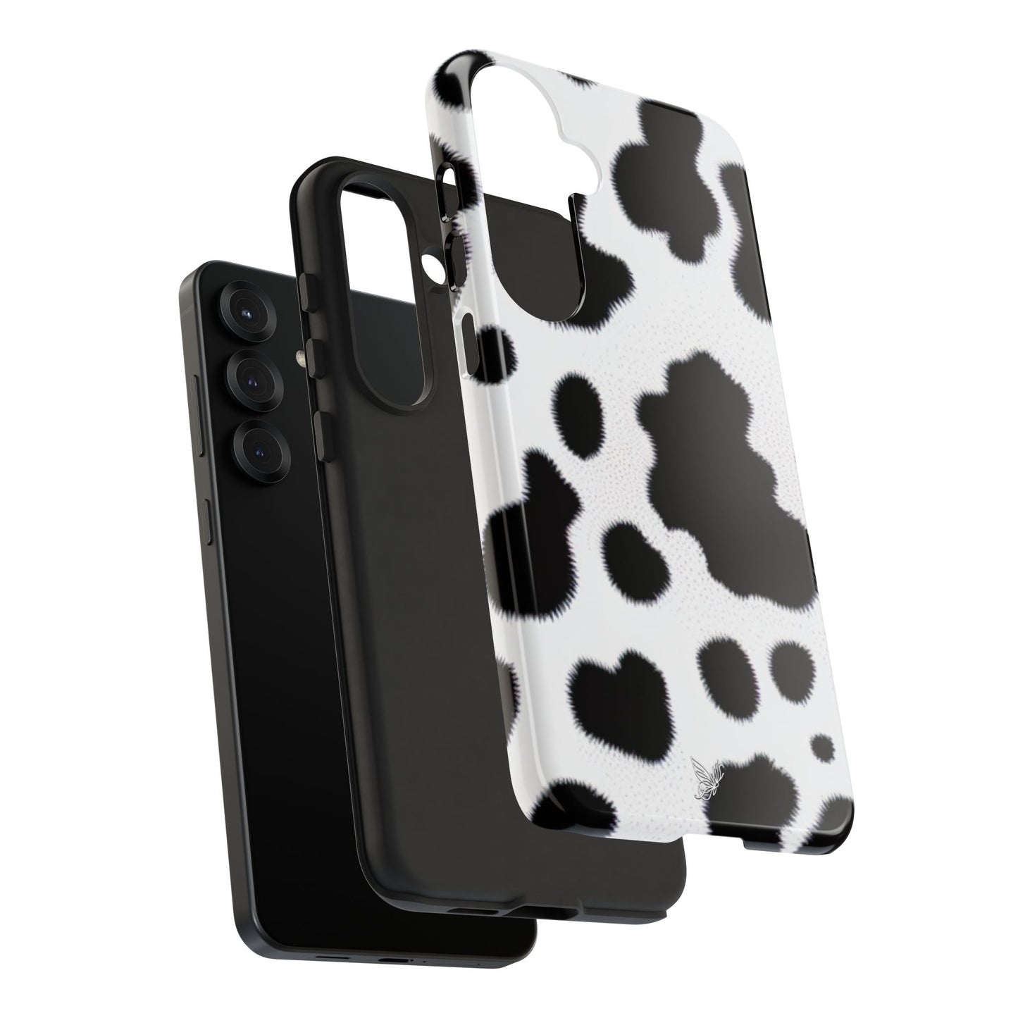 Fuzzy Cow Print Phone Case