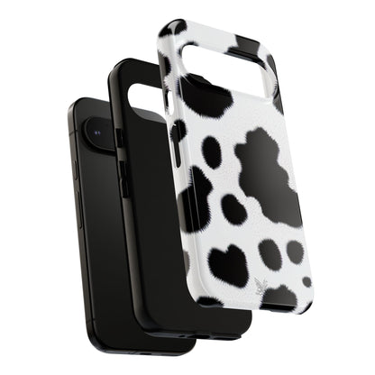 Fuzzy Cow Print Phone Case